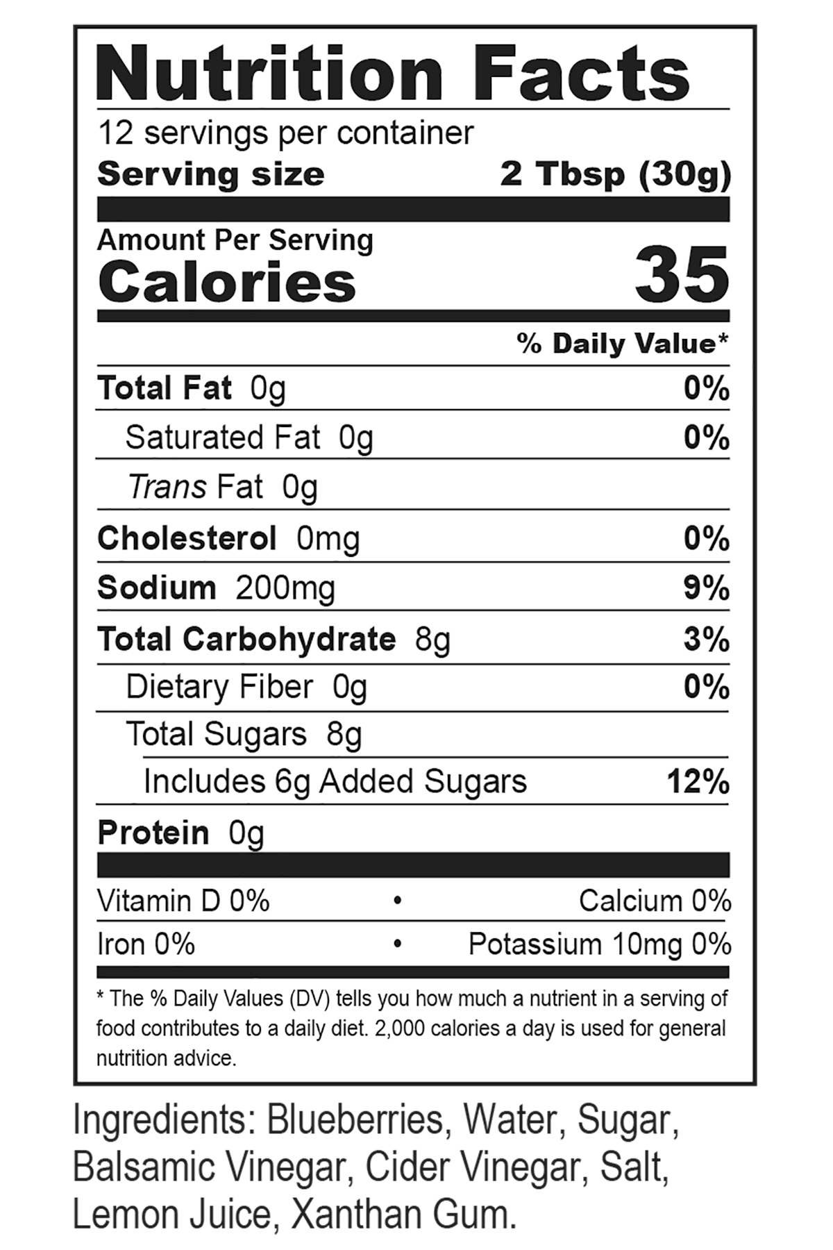 Blueberry Balsamic Vinaigrette - 12 fl. oz.