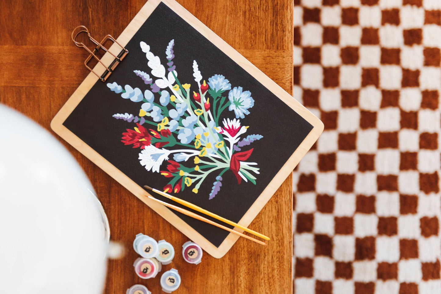 Oregon Wildflower Bouquet Paint-by-Number Kit