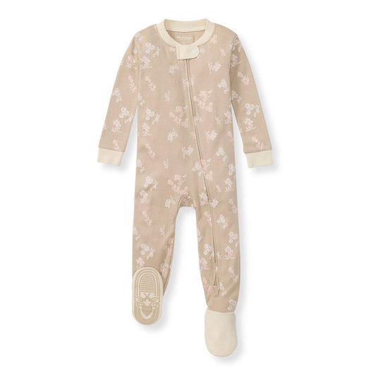Whimsical Floral Organic Cotton Sleeper
: Hummus / 18 Months
