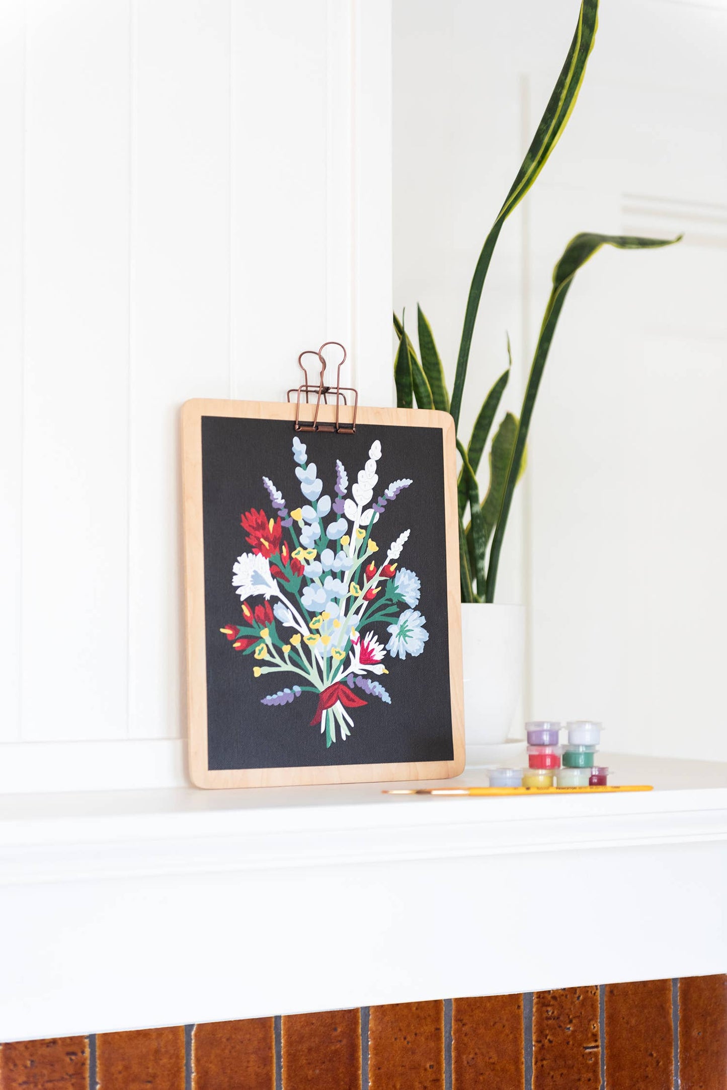 Oregon Wildflower Bouquet Paint-by-Number Kit