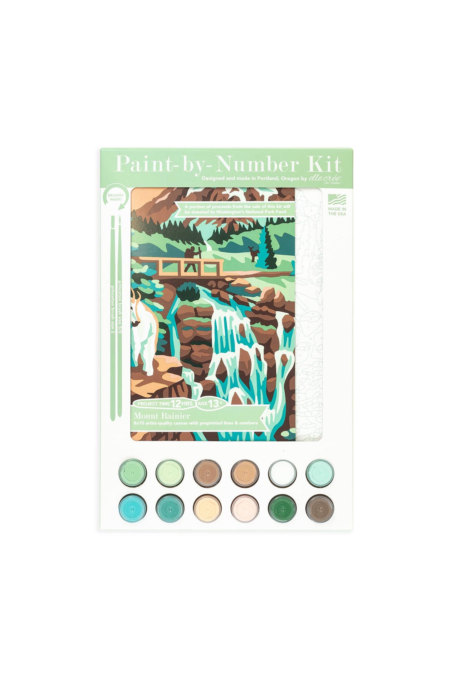 Mount Rainier Paint-by-Number Kit