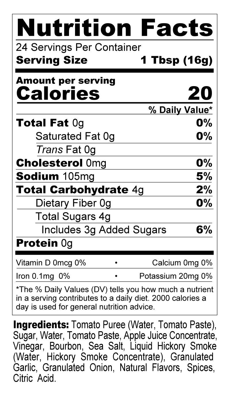 Apple Bourbon Ketchup - 14.8 oz.