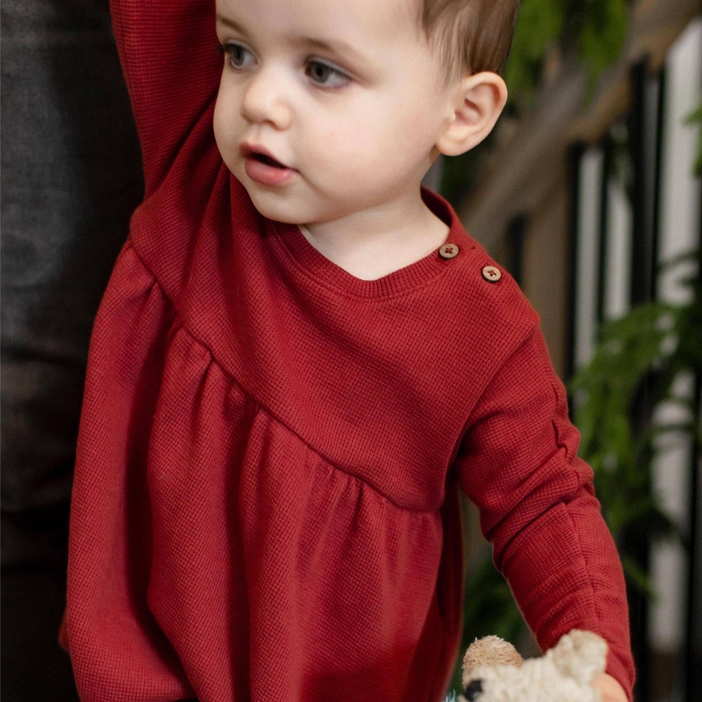 Thermal Organic Girl Tunic & Pants Set
: 18M