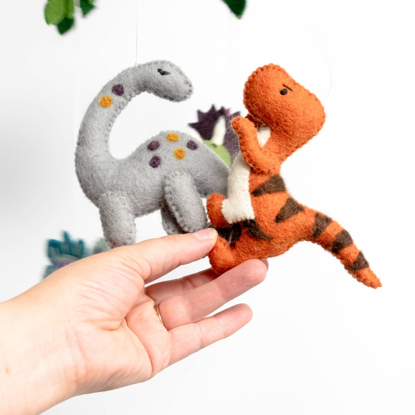 Baby Mobile - Baby Dinosaur - Nursery Decor - The Winding Road