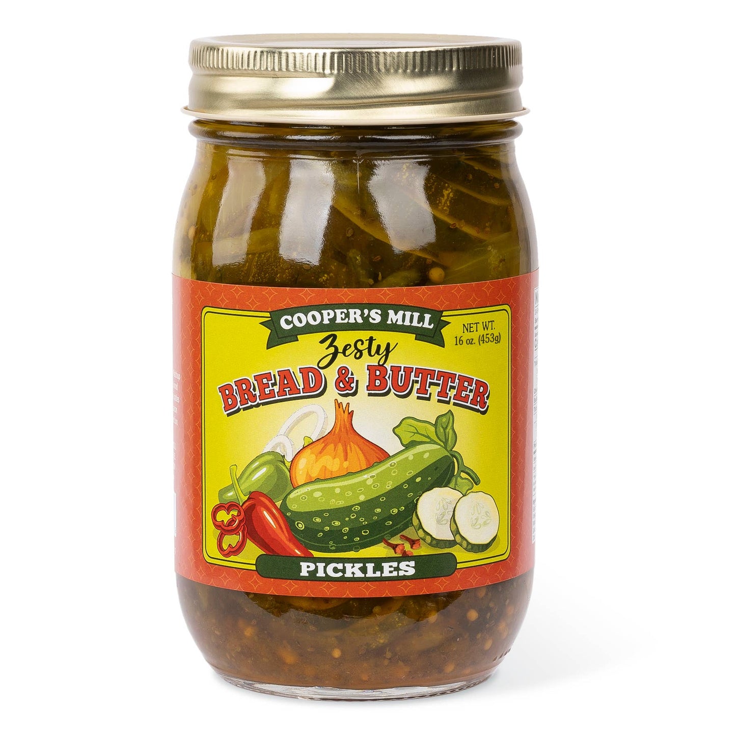 Zesty Bread & Butter Pickles - Pint