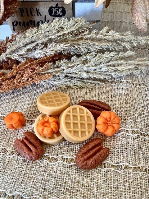 Nutty Pumpkin Waffle Wax Melts: 2
