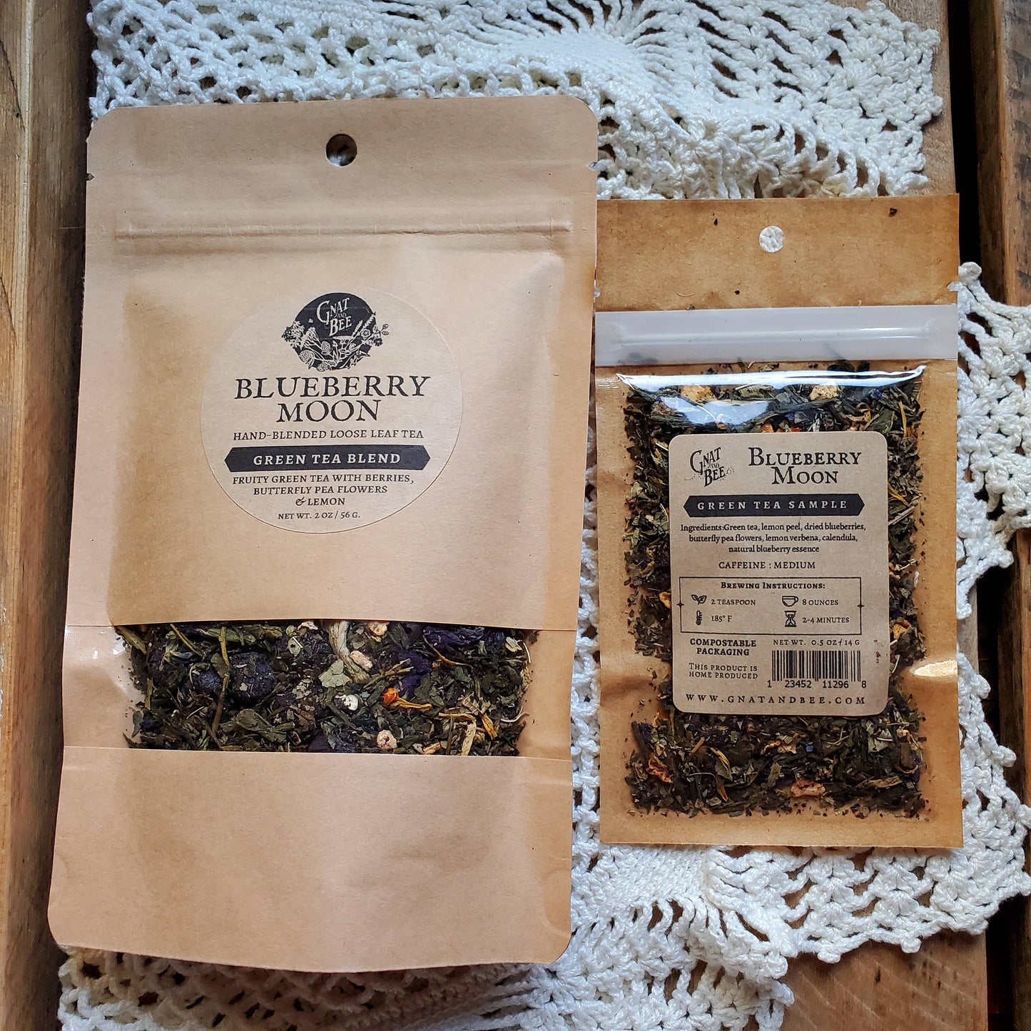 Blueberry Moon | Green Loose Leaf Tea: 2oz