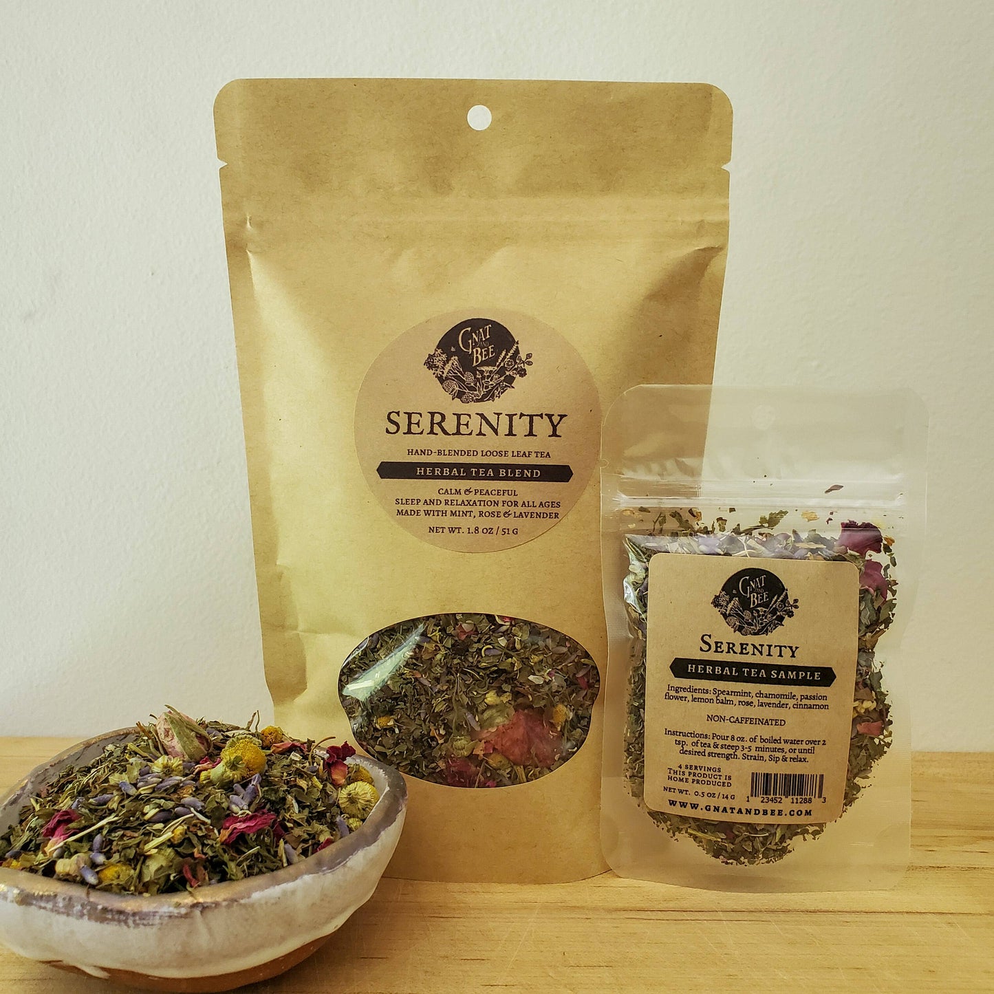 Serenity | Herbal Loose Leaf Tea: 2 oz