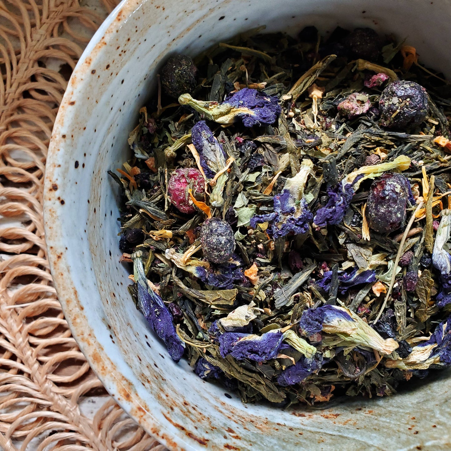 Blueberry Moon | Green Loose Leaf Tea: 2oz