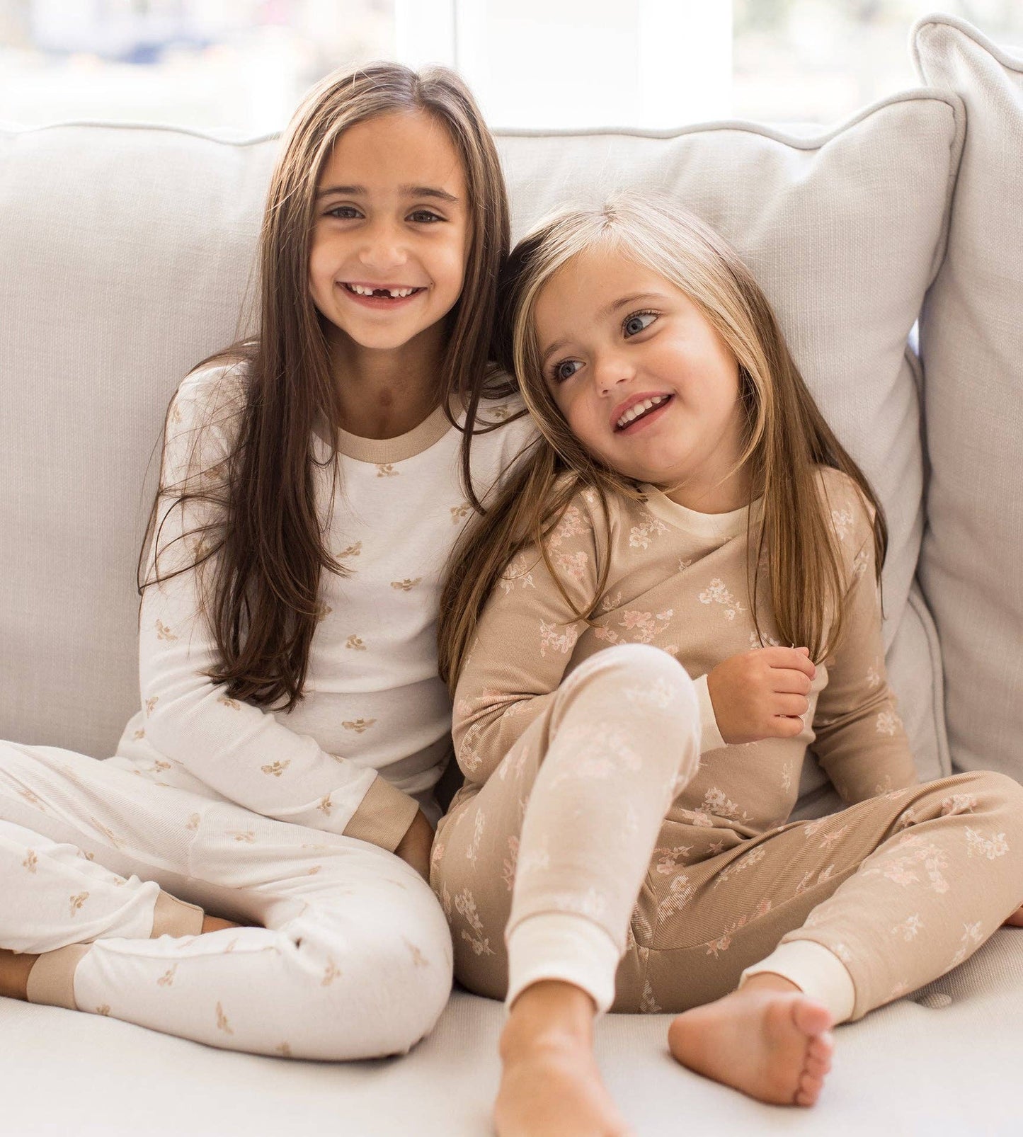 Whimsical Floral Organic Cotton Sleeper
: Hummus / 18 Months