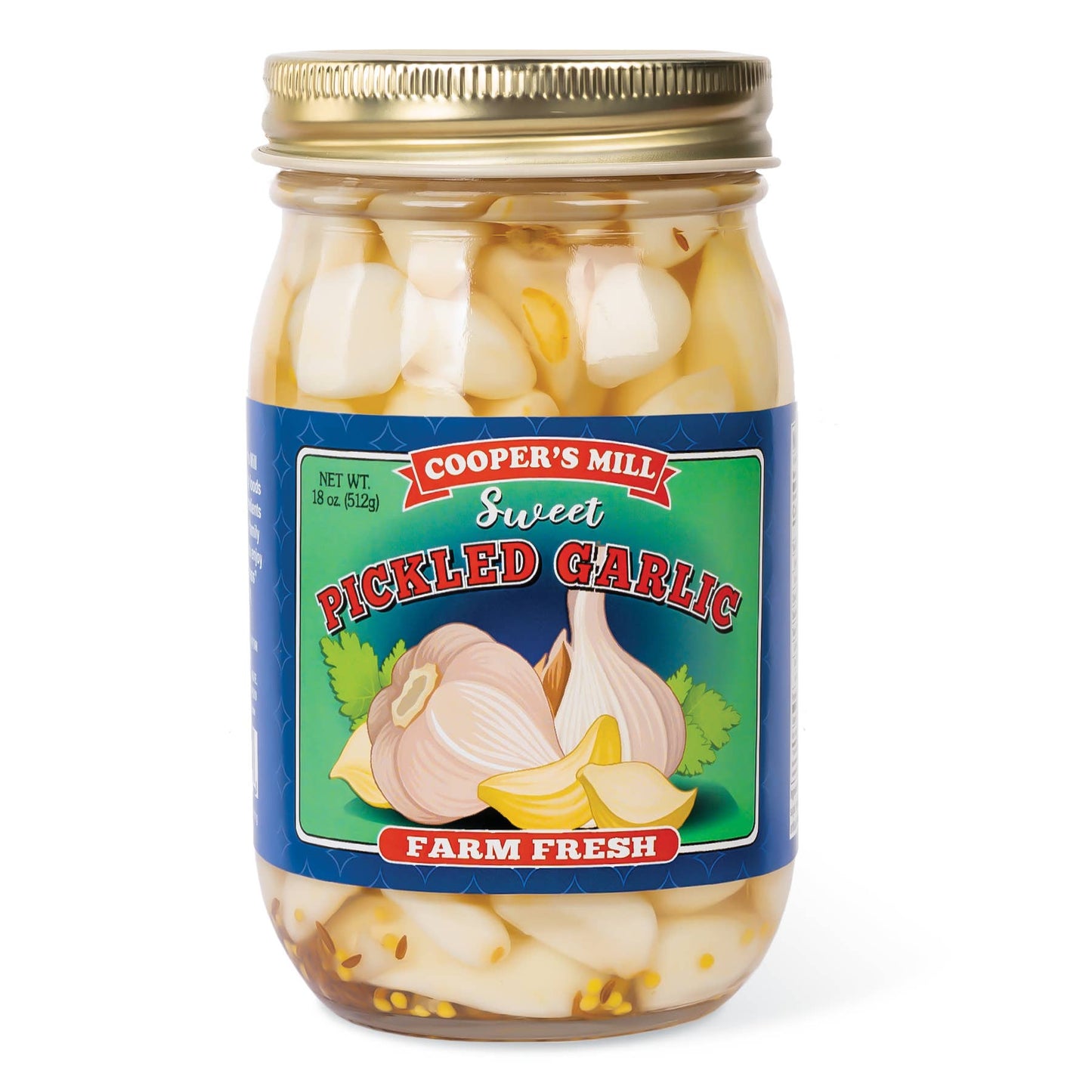 Sweet Pickled Garlic - Pint