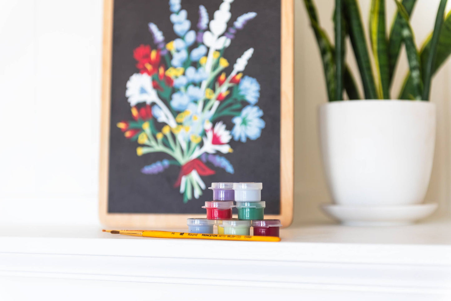 Oregon Wildflower Bouquet Paint-by-Number Kit