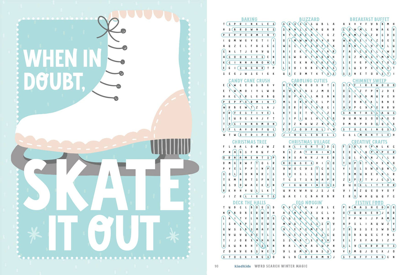 KindKids Word Search Winter Magic - Schiffer Publishing