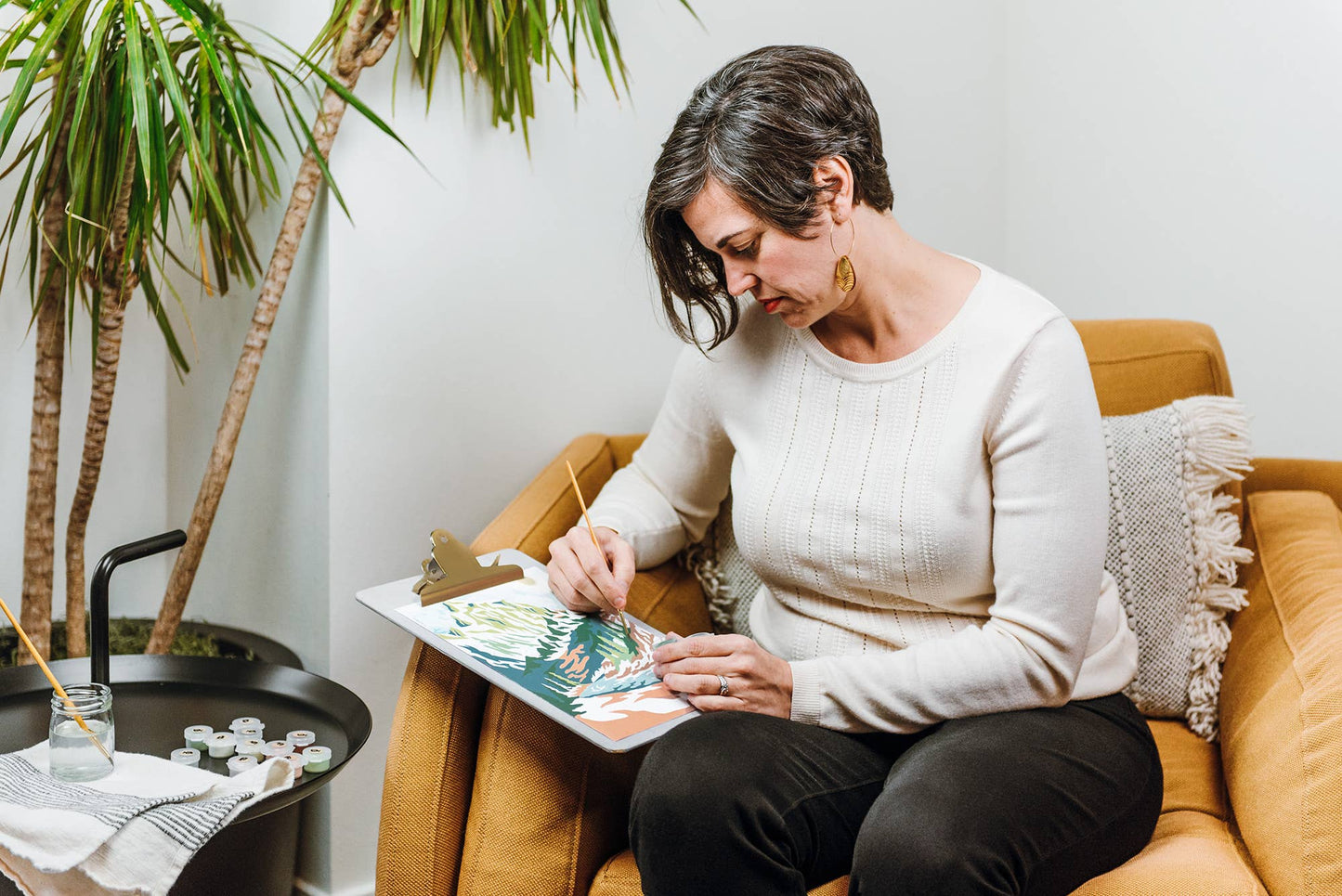 Mountainscape Paint-by-Number Kit