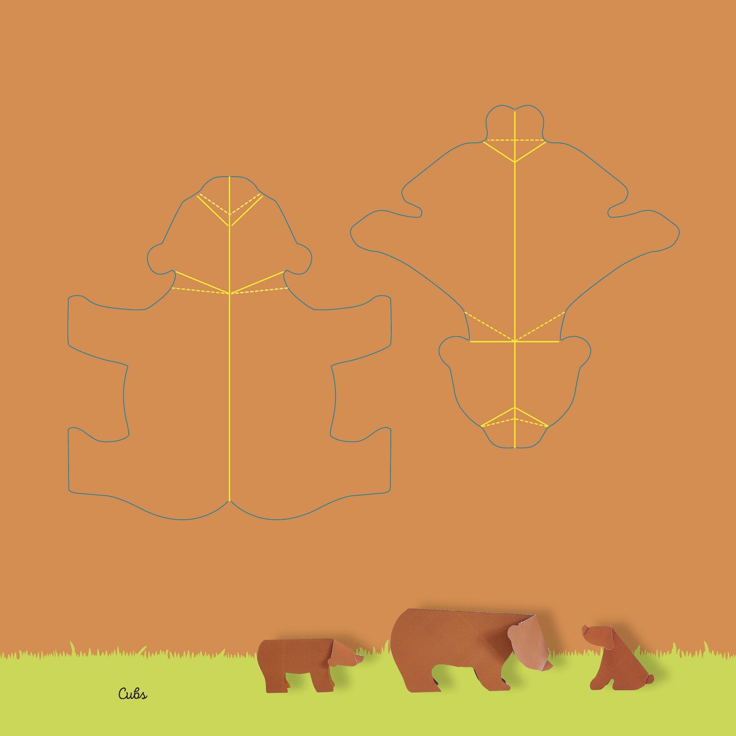 Baby Animals: Fold & Play - Schiffer Publishing