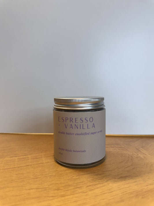 Espresso + Vanilla Double Butter Emulsified Sugar Scrub
