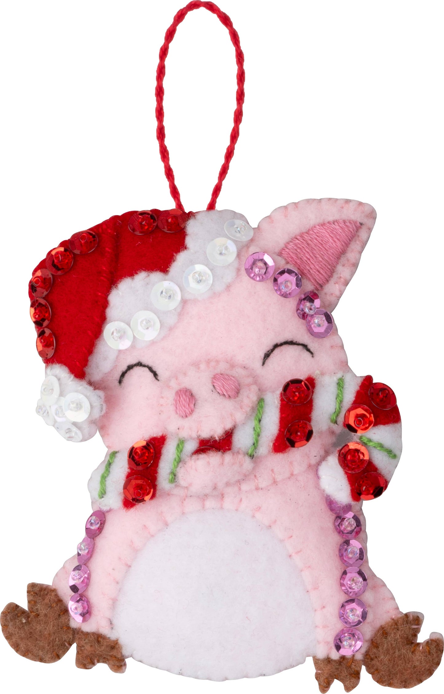 Bucilla Barnyard Cheer Felt Ornament Kit Set of 6