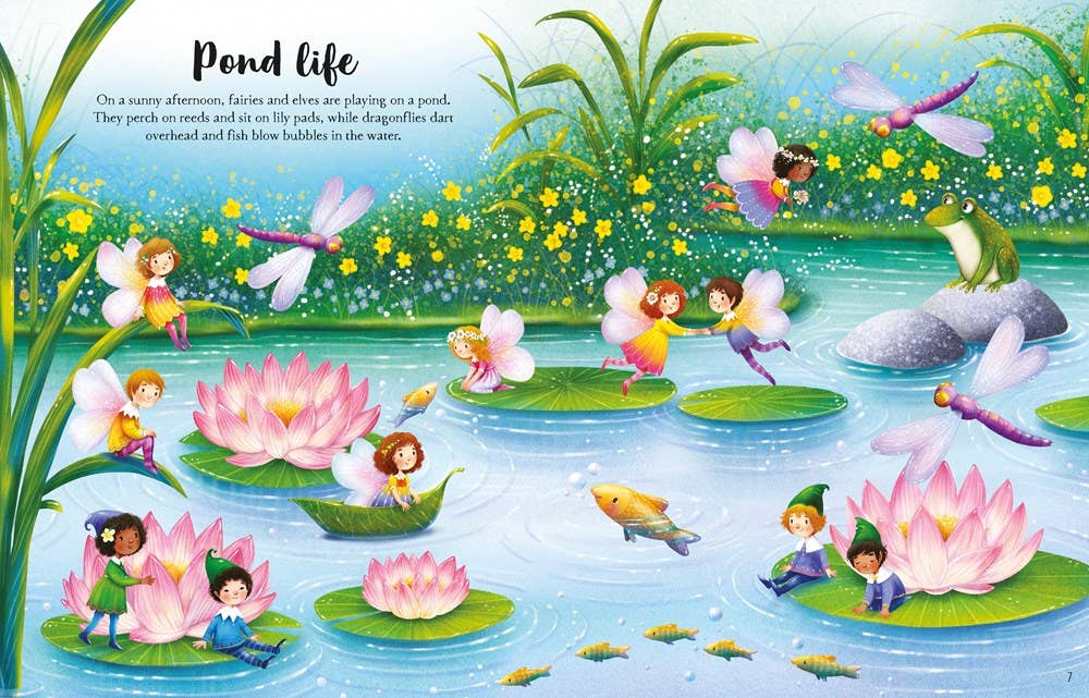 Fairies, Pixies and Elves Sticker Book : Usborne - HarperCollins