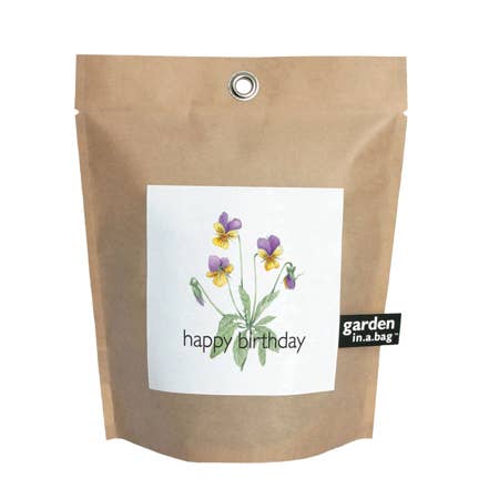 Garden in a Bag Happy Birthday - Potting Shed Creations