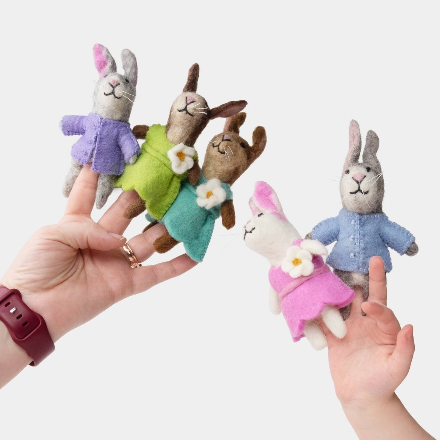 Finger Puppets - Bunny - Assorted The Winding Road
