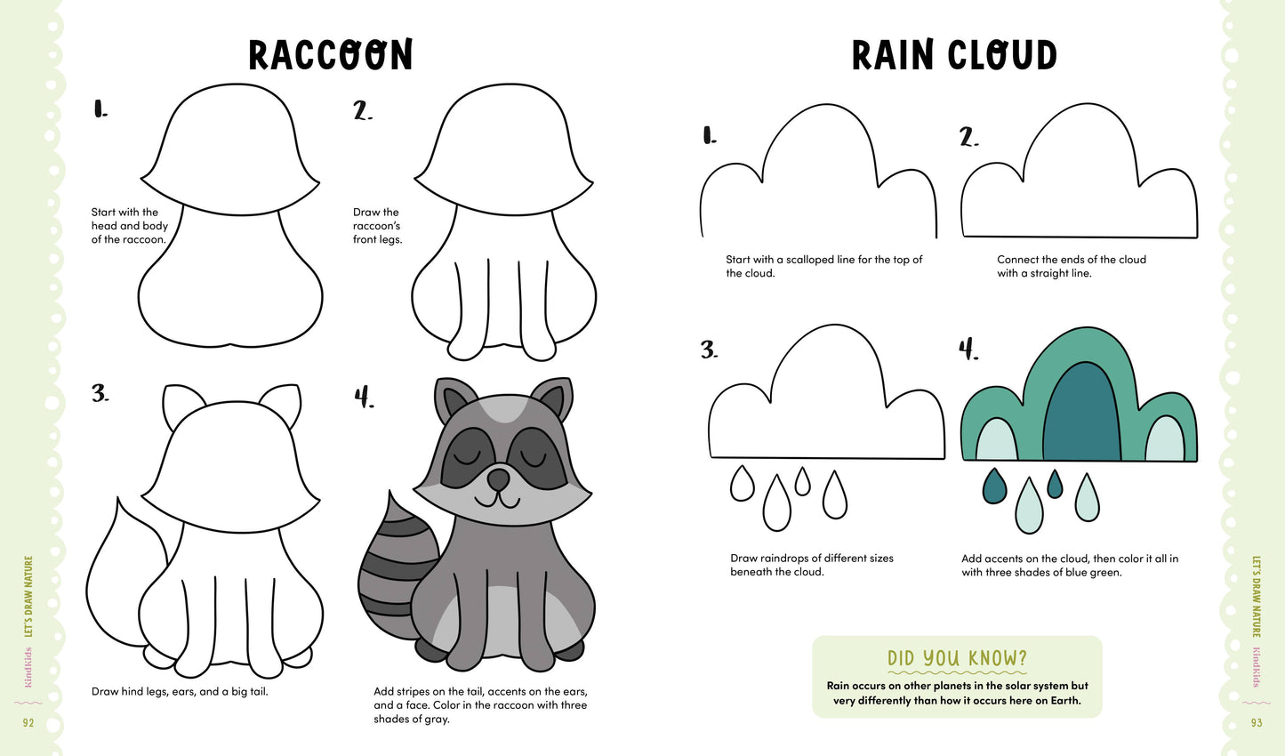 KindKids Let's Draw Nature: 100 Simple Drawing Lessons