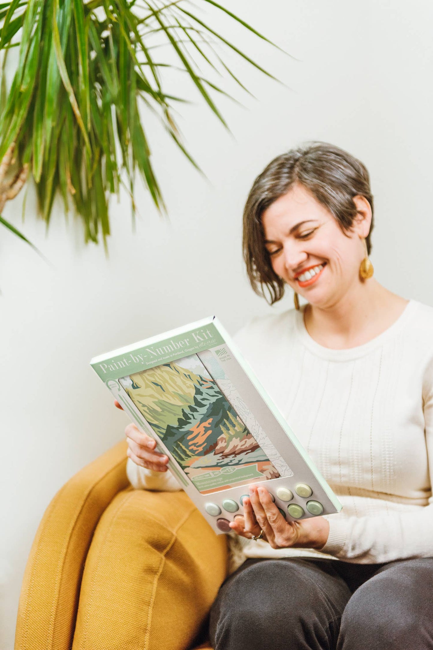 Mountainscape Paint-by-Number Kit