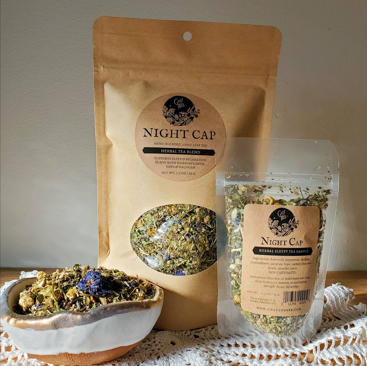 Night Cap | Sleep Herbal Loose Leaf Tea: 2 oz