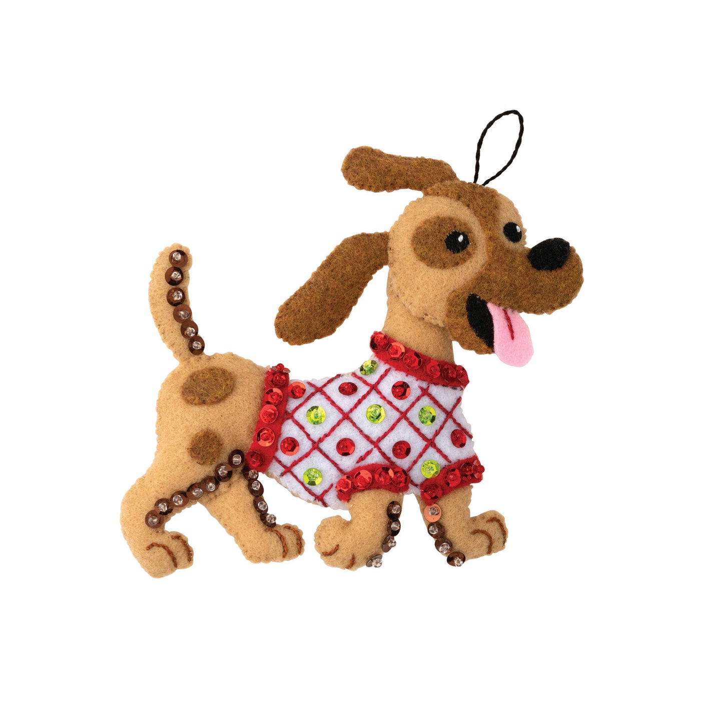 Bucilla Dogs in Ugly Sweaters Felt Ornament Kit Set of 6