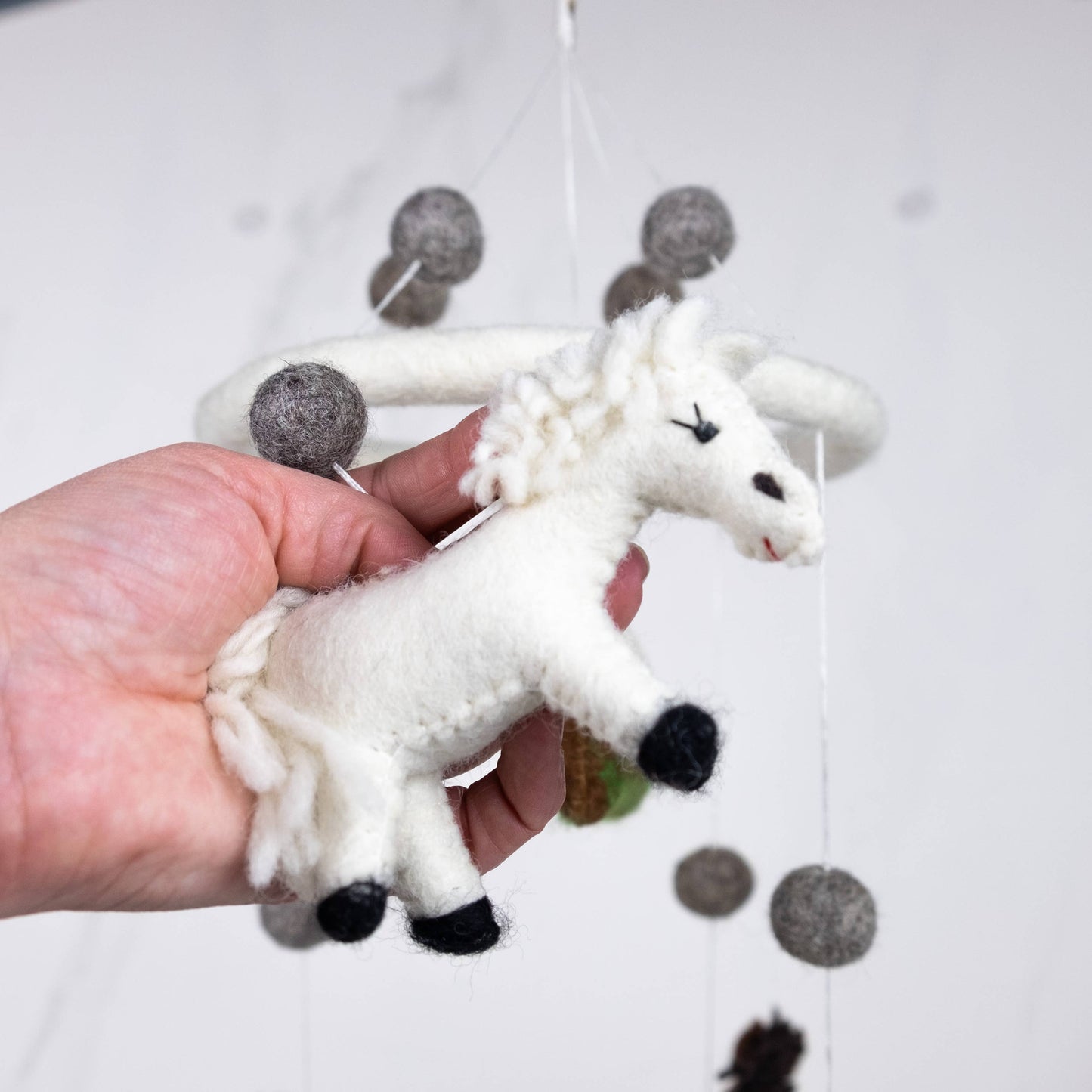 Baby Mobile - Horse - Nursery Decor - The Winding Road