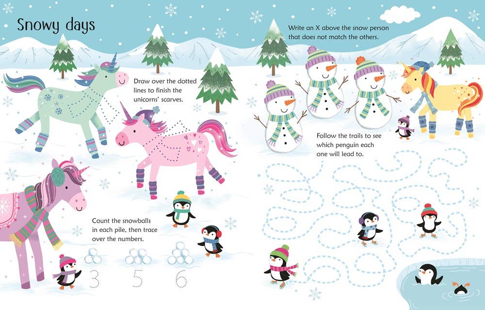Wipe-Clean Unicorn Activities : Usborne - HarperCollins