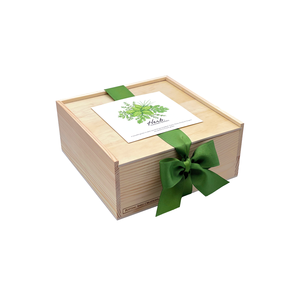 Culinary Herb Garden Box | Mother's Day - Potting Shed Creations