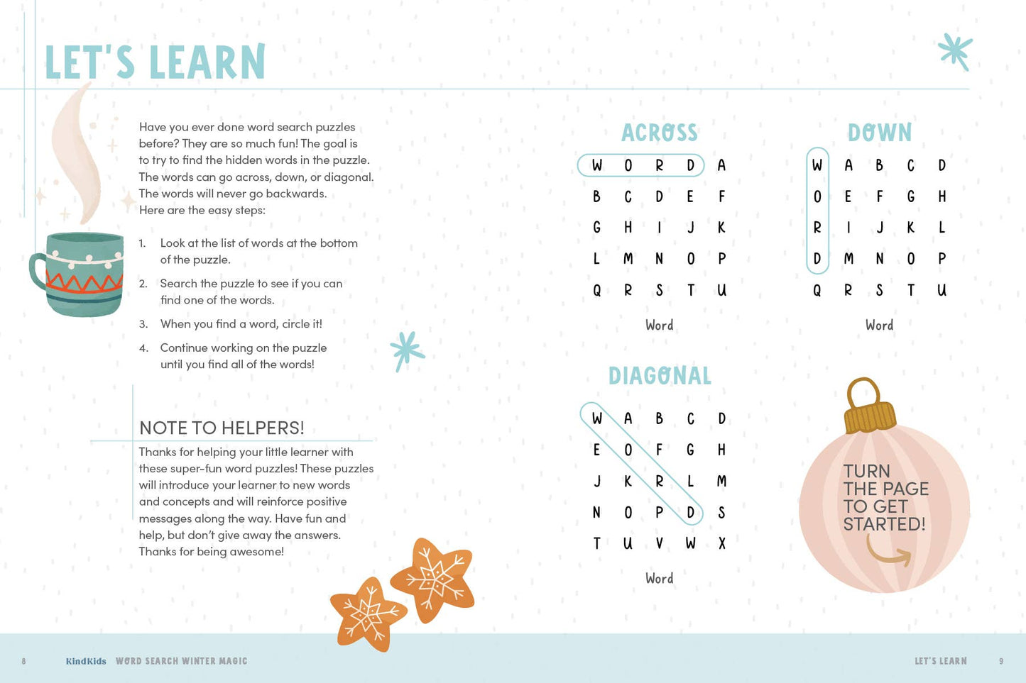 KindKids Word Search Winter Magic - Schiffer Publishing