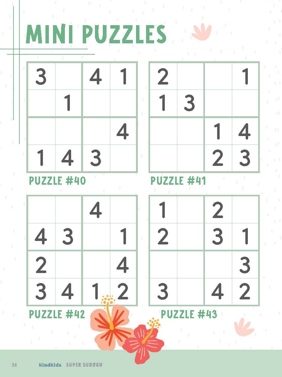 KindKids Super Sudoku - Schiffer Publishing