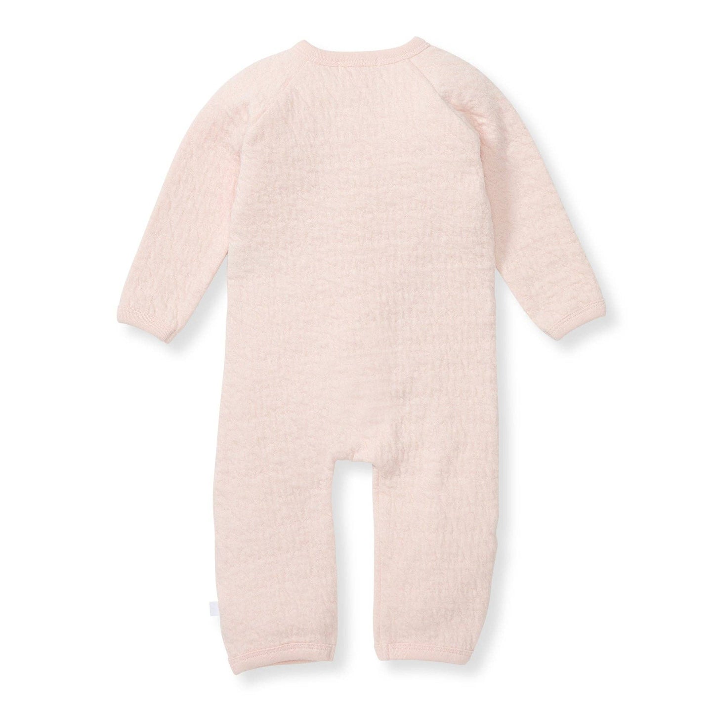 Organic Cotton Quilted Bee Wrap-Front Baby Jumpsuit - Ranunculus
: Ranunculus / 18 Months