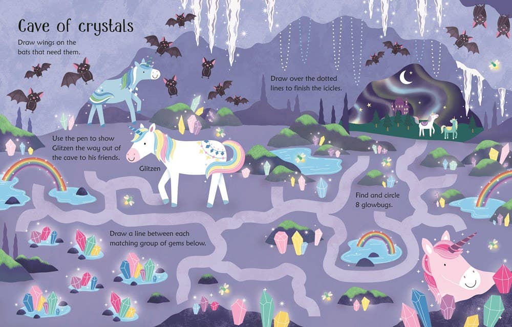 Wipe-Clean Unicorn Activities : Usborne - HarperCollins