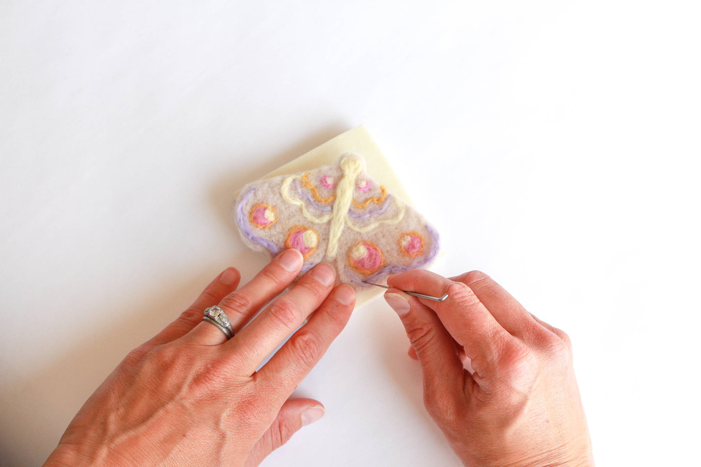Mini Moth Felting Craft Kit - Sheep Creek Studio