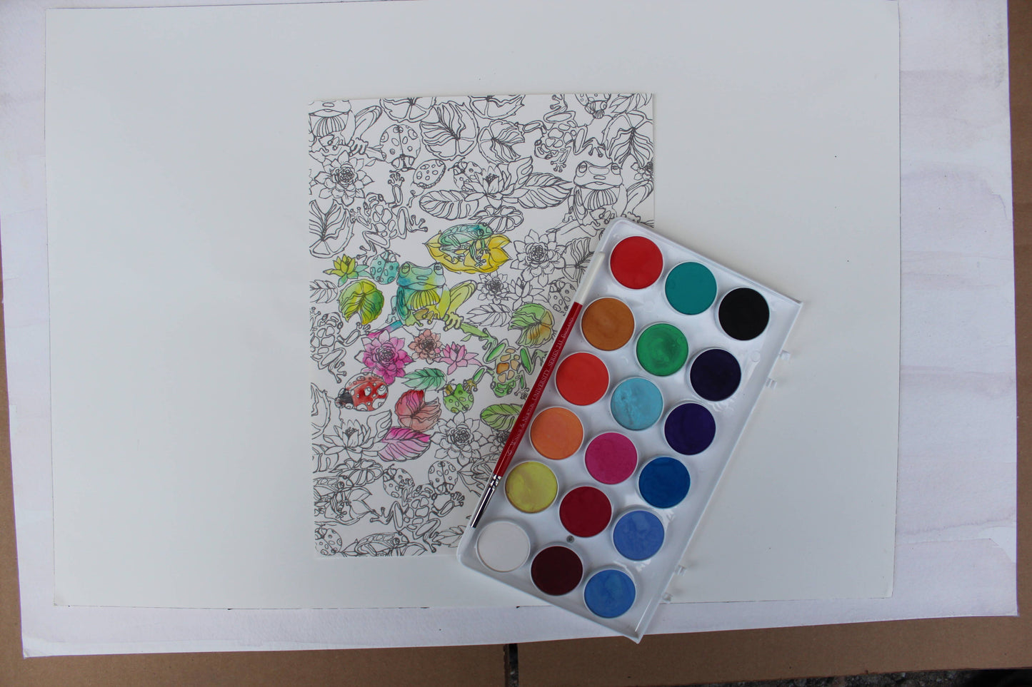 Painterly Days: The Flower Watercoloring Book for Adults - Schiffer Publishing