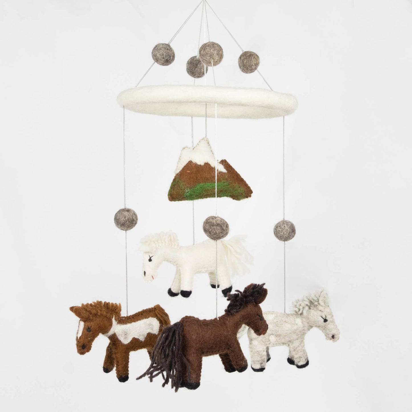 Baby Mobile - Horse - Nursery Decor - The Winding Road