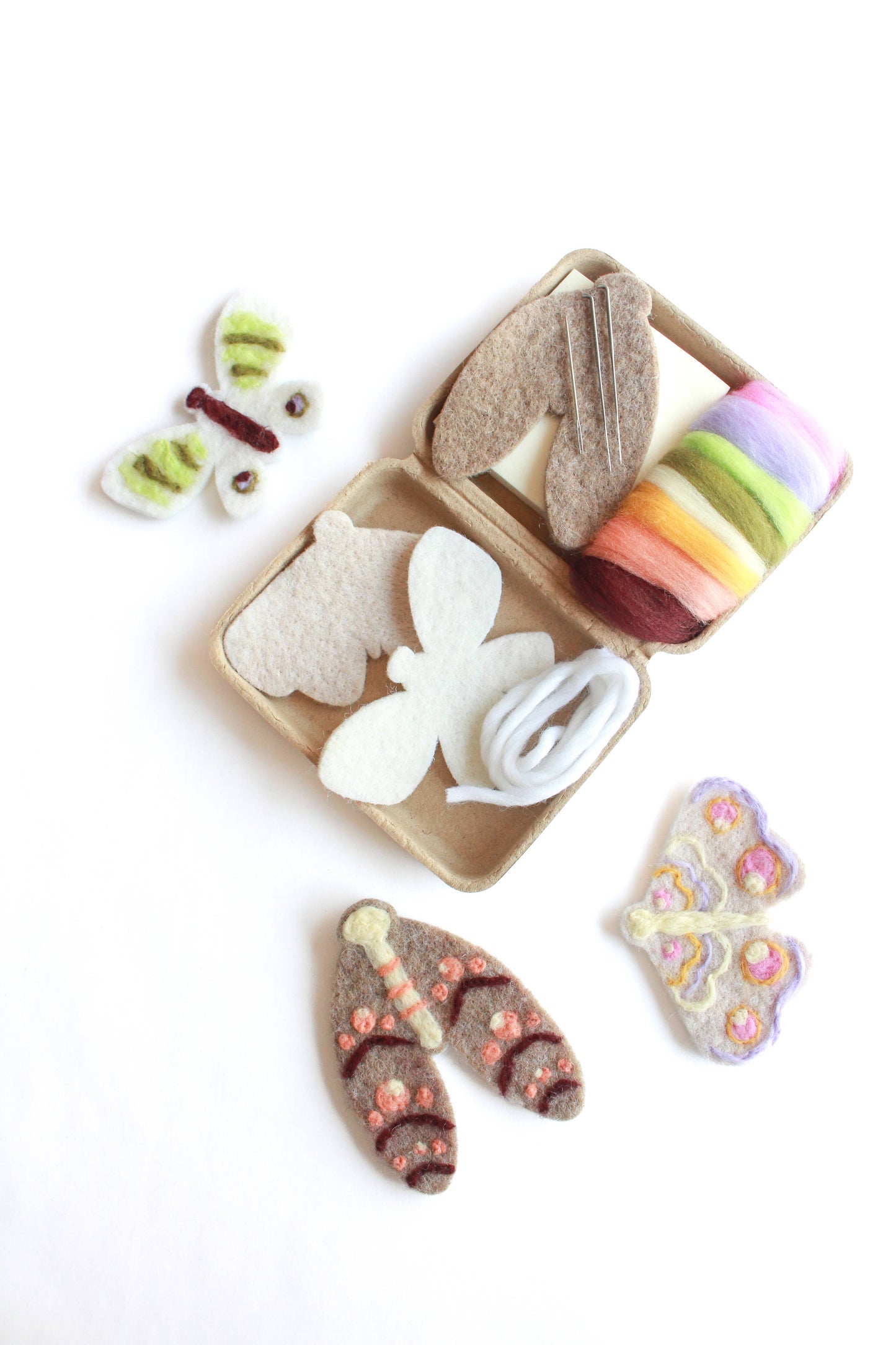 Mini Moth Felting Craft Kit - Sheep Creek Studio