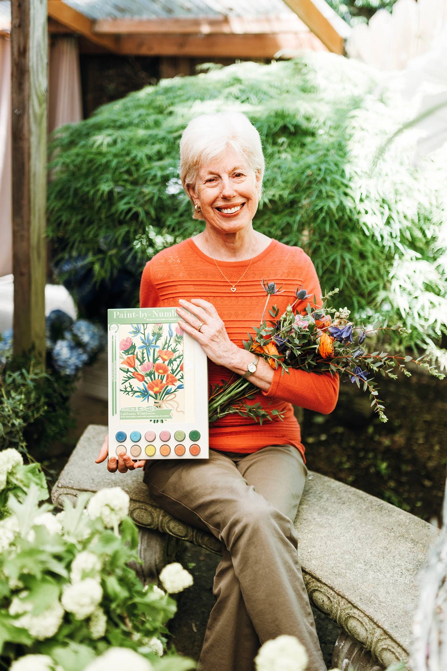 California Wildflowers Paint-by-Number Kit