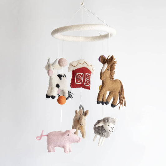 Baby Mobile - Farm/Red Barn - The Winding Road