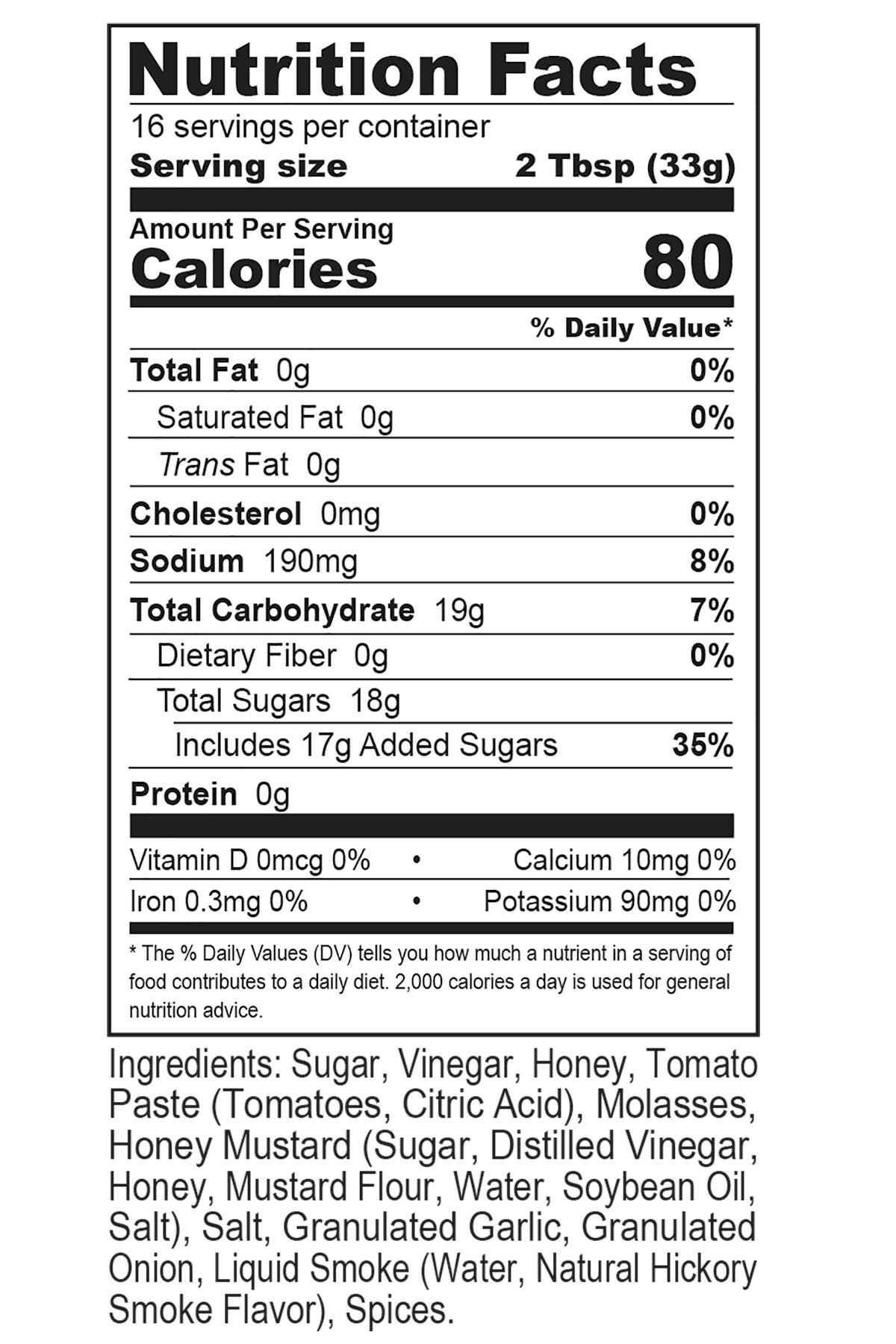 Hot Honey BBQ Sauce - Pint