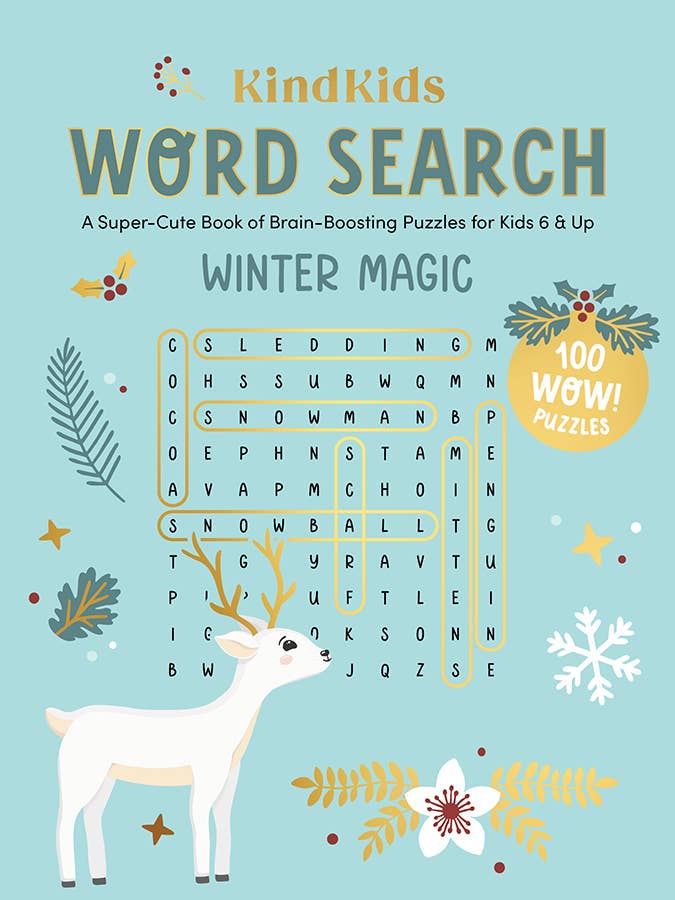 KindKids Word Search Winter Magic - Schiffer Publishing