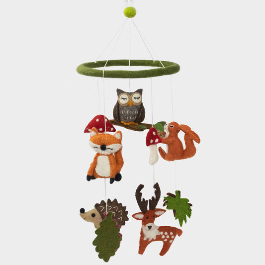 Baby Mobile - Forest Creature - Nursery Decor - The Winding Road