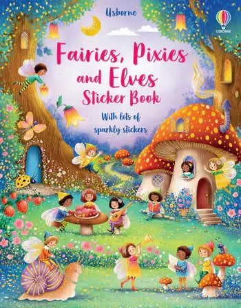 Fairies, Pixies and Elves Sticker Book : Usborne - HarperCollins