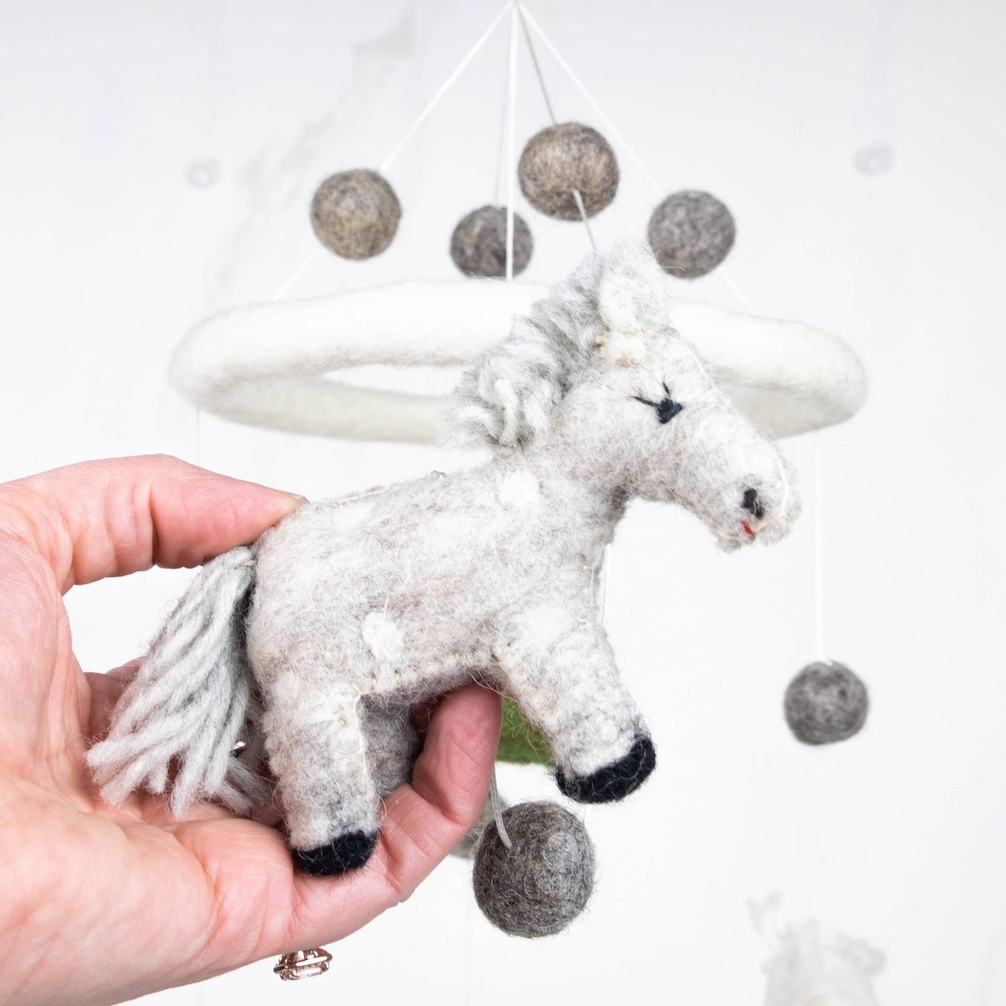 Baby Mobile - Horse - Nursery Decor - The Winding Road