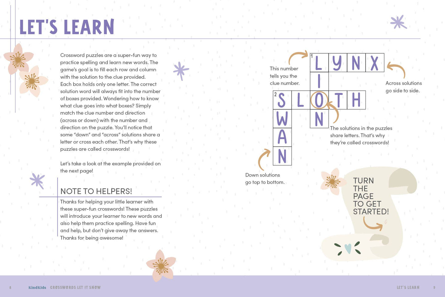 KindKids Crosswords Let It Snow - Schiffer Publishing