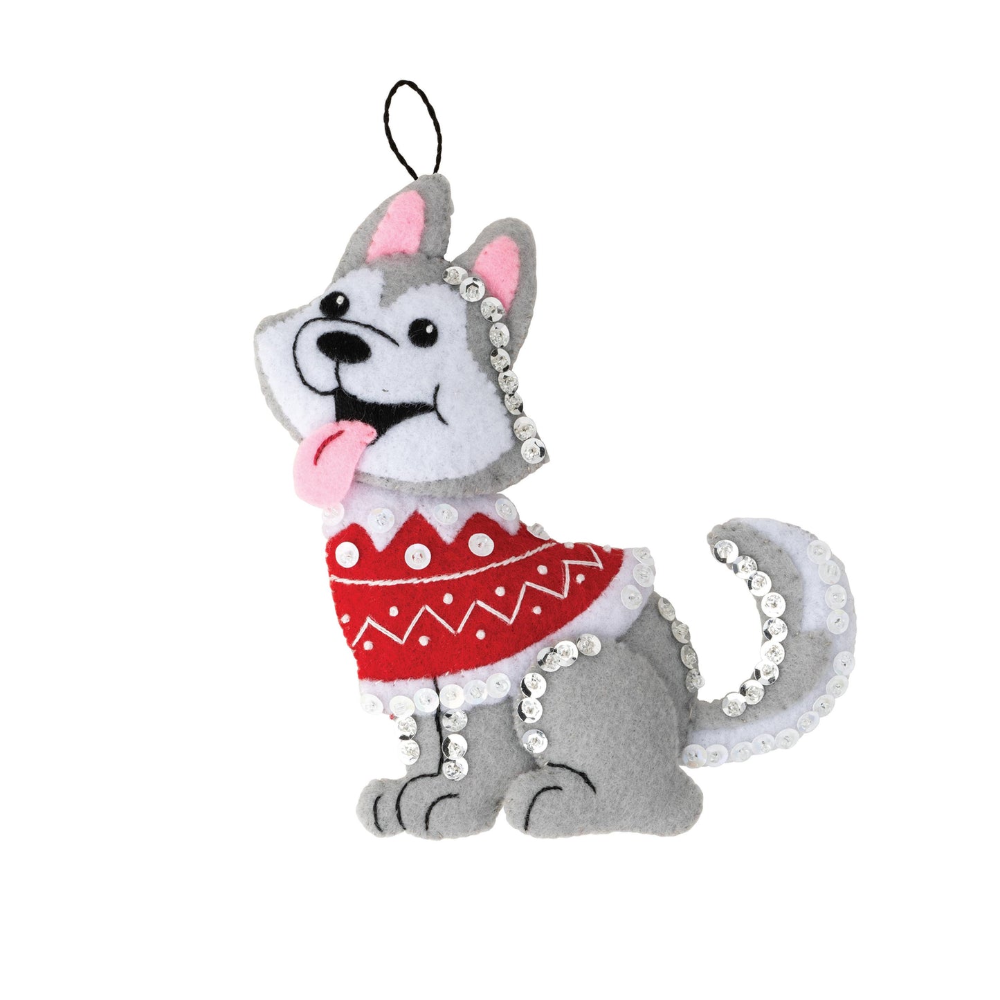 Bucilla Dogs in Ugly Sweaters Felt Ornament Kit Set of 6