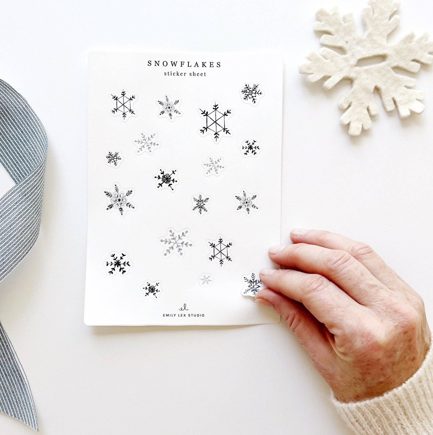 Winter sticker sheets
