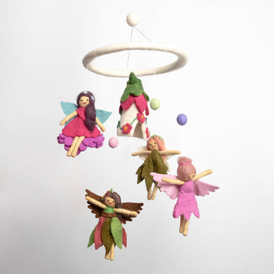 Baby Mobile - Fairy Mobile - Nursery Decor - The Winding Road